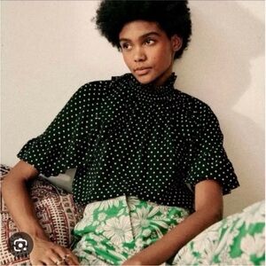 Sezane Cassandre Blouse Middle Dot
Noir - Size 34 / XS